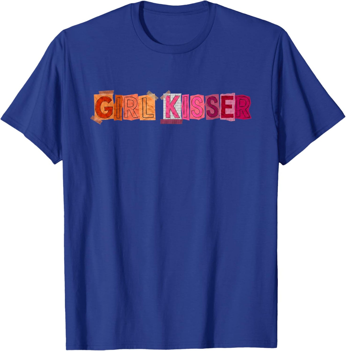 Girl Kisser Lesbian Bisexual Pride Month LGBTQ Support LGBT T-Shirt - T-Shirt | Royal