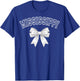 Mississippi Coquette Bow Hometown Pride Girls T-Shirt - T-Shirt | Royal