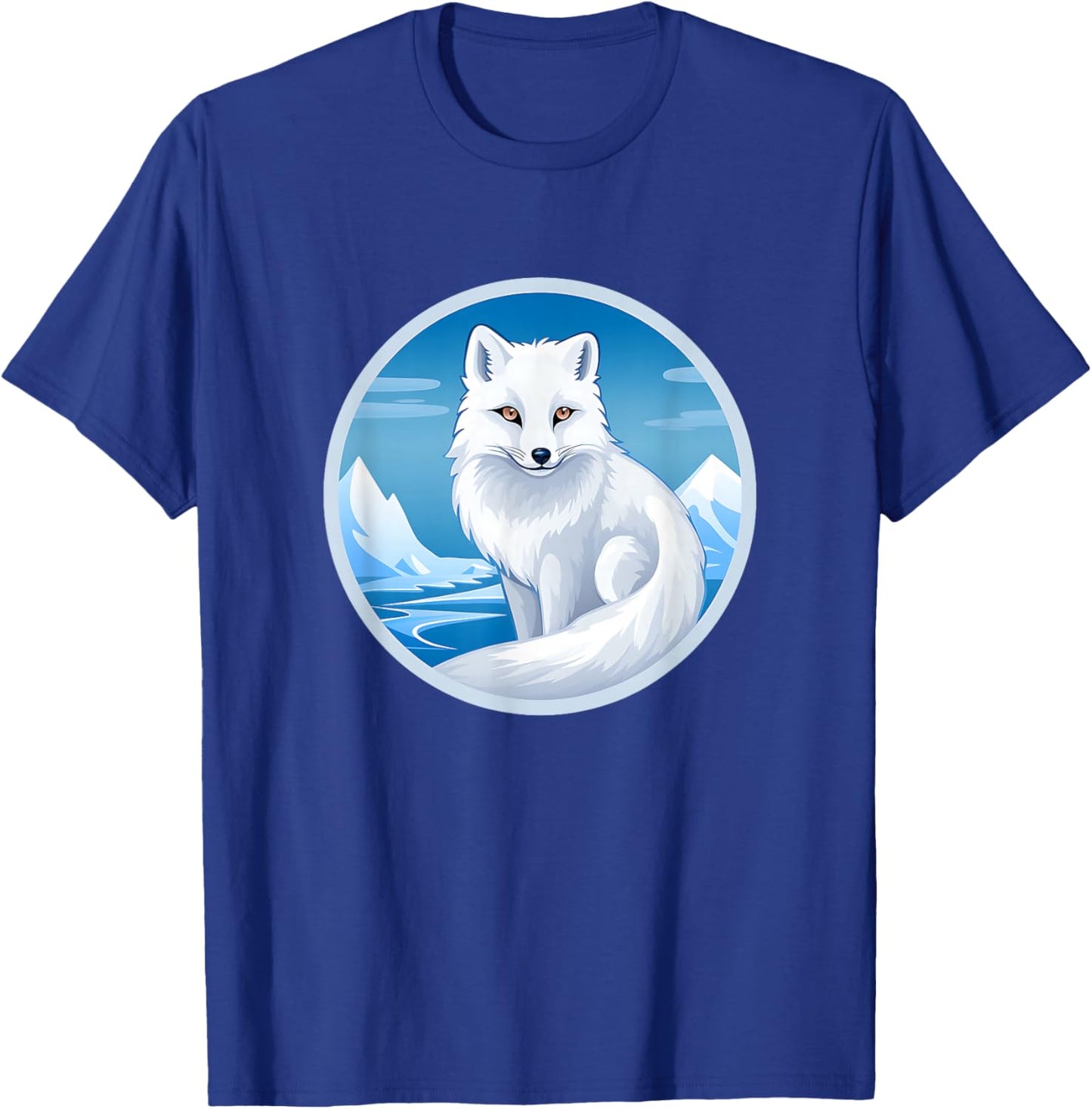 Arctic Fox Artic Animals Cute Artic Fox Lover T-Shirt - T-Shirt | Royal