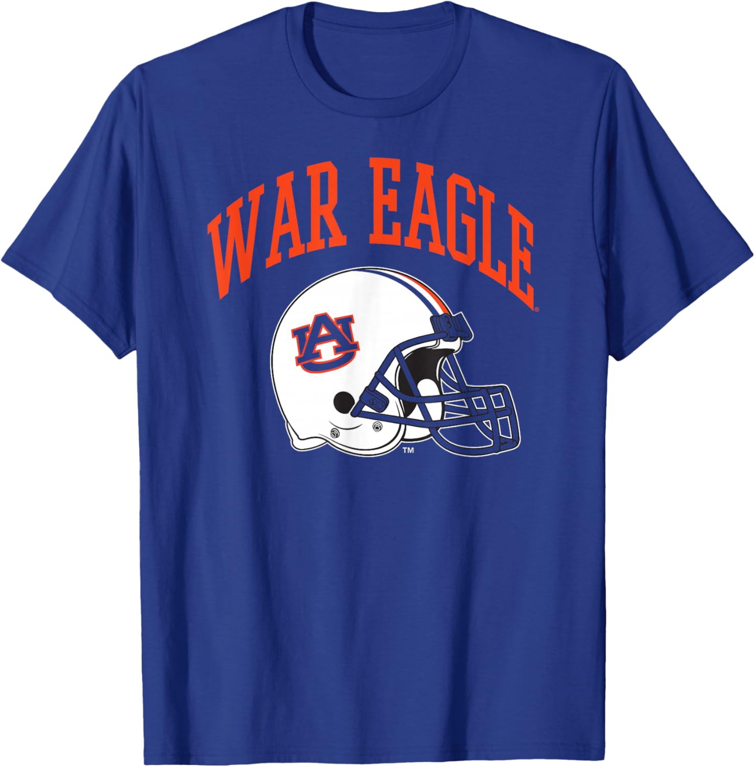 Auburn Tigers Football Helmet War Eagle Navy T-Shirt - T-Shirt | Royal