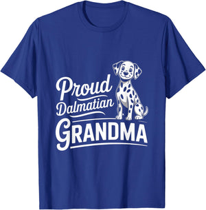 Puppy Proud Dalmatian Grandma Dog Lover T-Shirt - T-Shirt | Royal