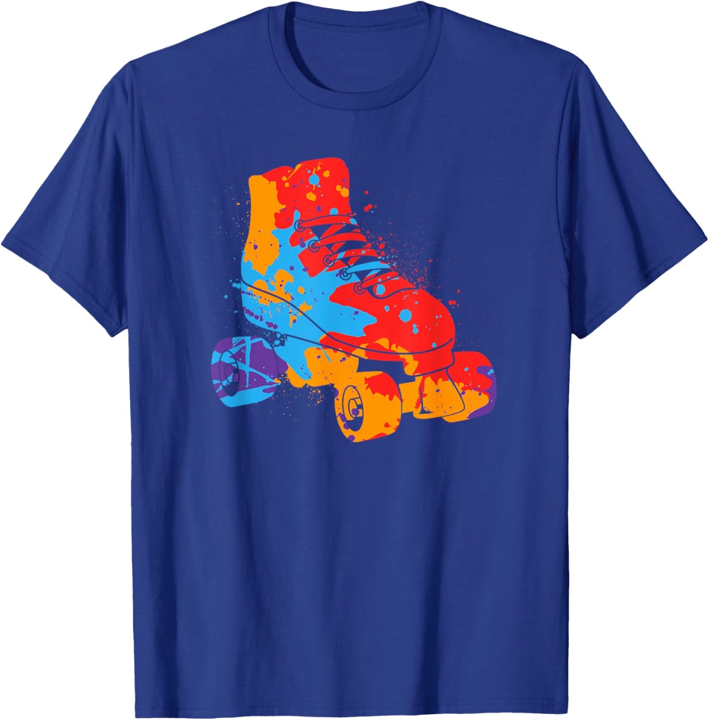 Roller Skater Colorful Rollerskate Women Roller Skating Kids T-Shirt - T-Shirt | Royal