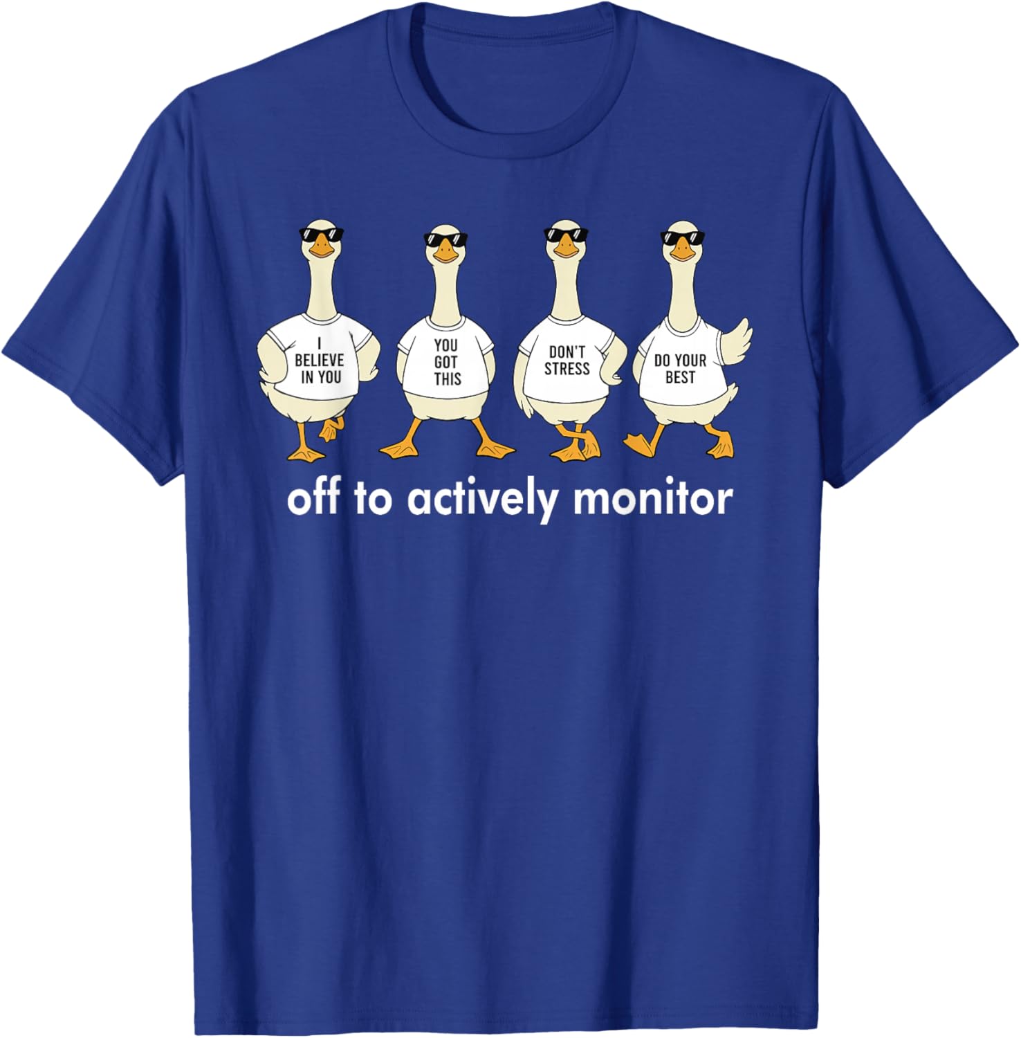 Testing Goose T-Shirt - T-Shirt | Royal