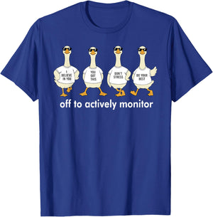 Testing Goose T-Shirt - T-Shirt | Royal