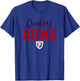 Plainfield Quakers Logo Home HS T-Shirt - T-Shirt | Royal