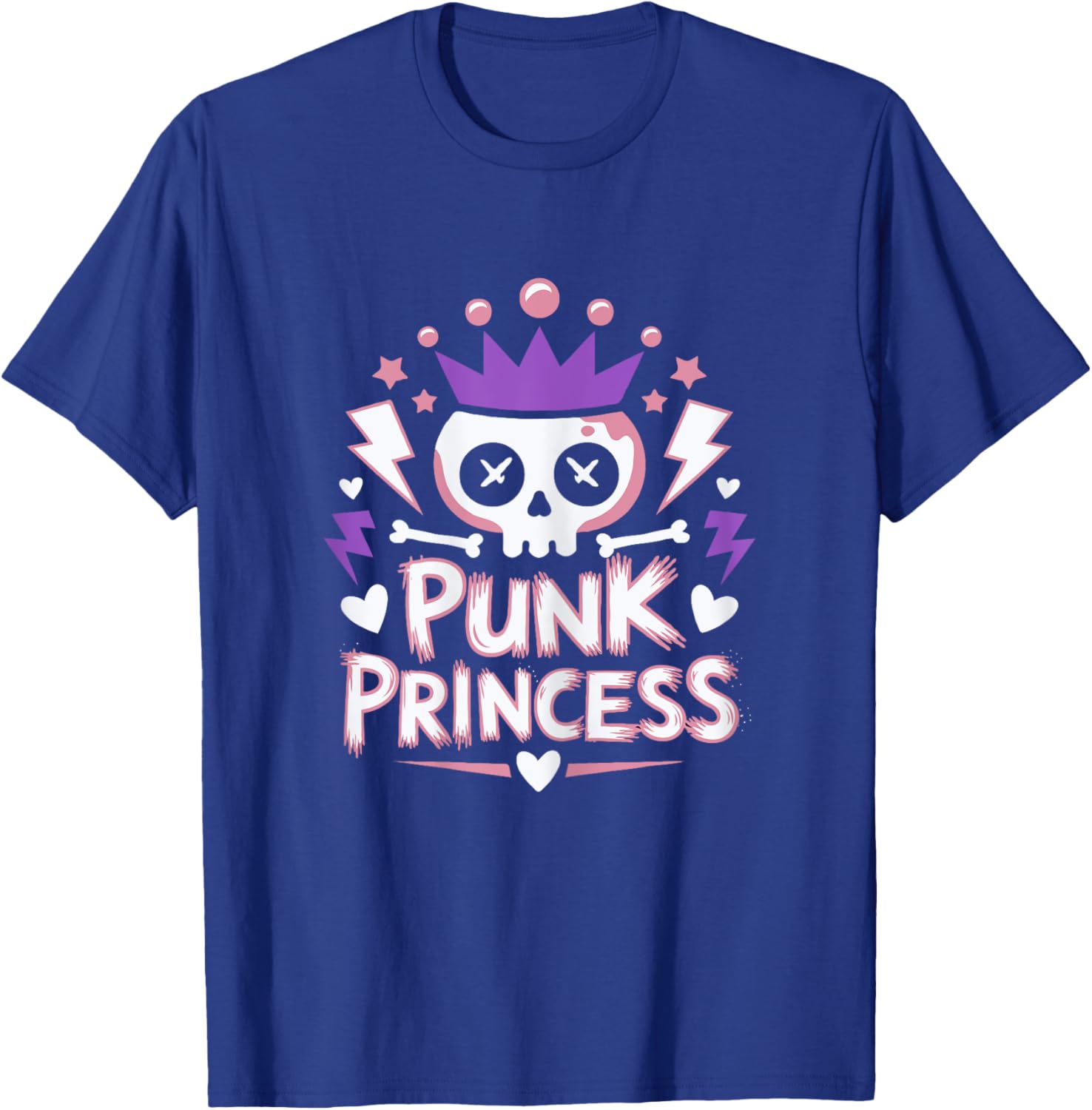 Woman Punk Princess Emo Skater Rocker T-Shirt - T-Shirt | Royal