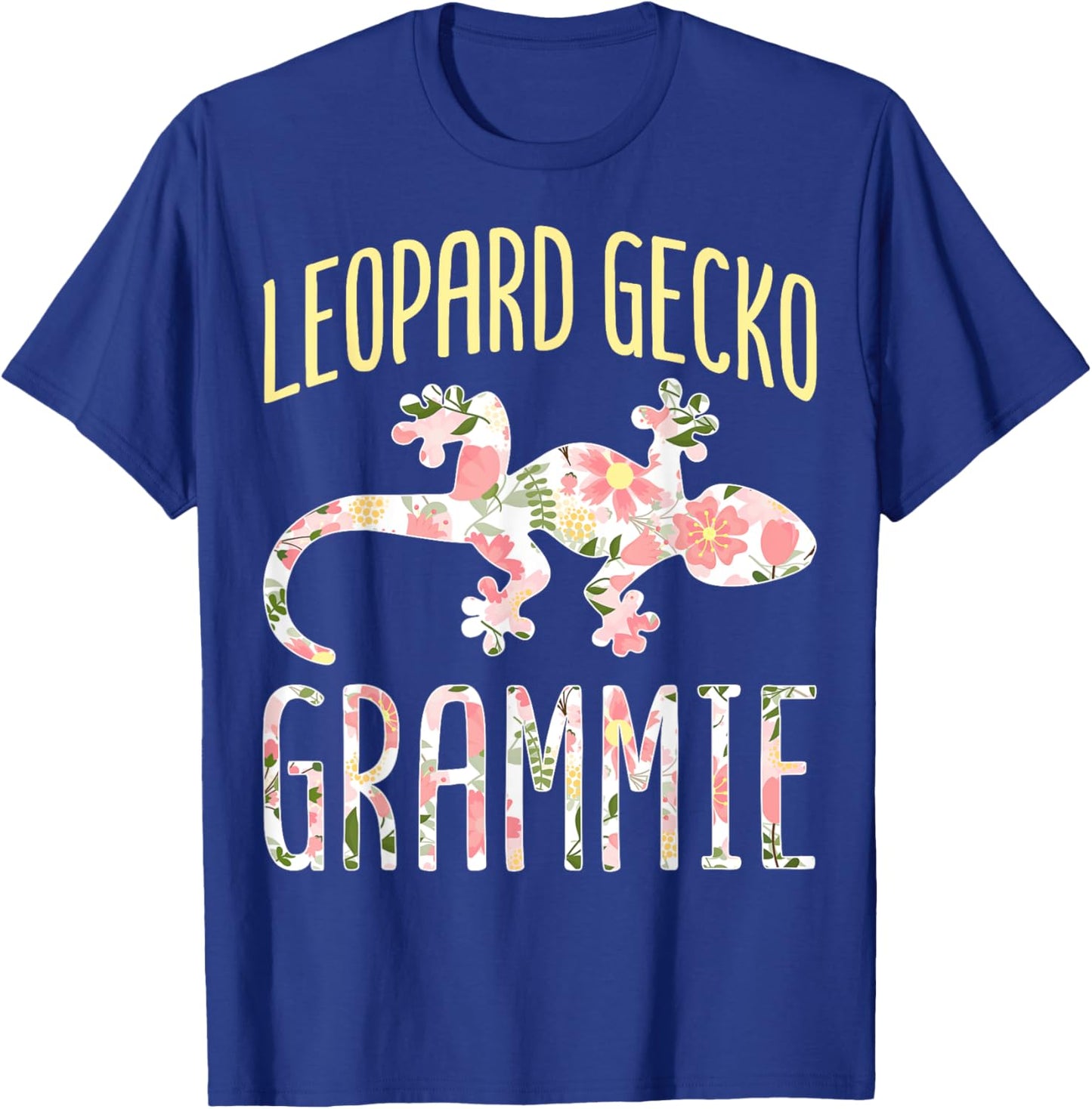 Leopard Gecko Grammie Reptile Lizard Gecko Keeper Grandma T-Shirt - T-Shirt | Royal