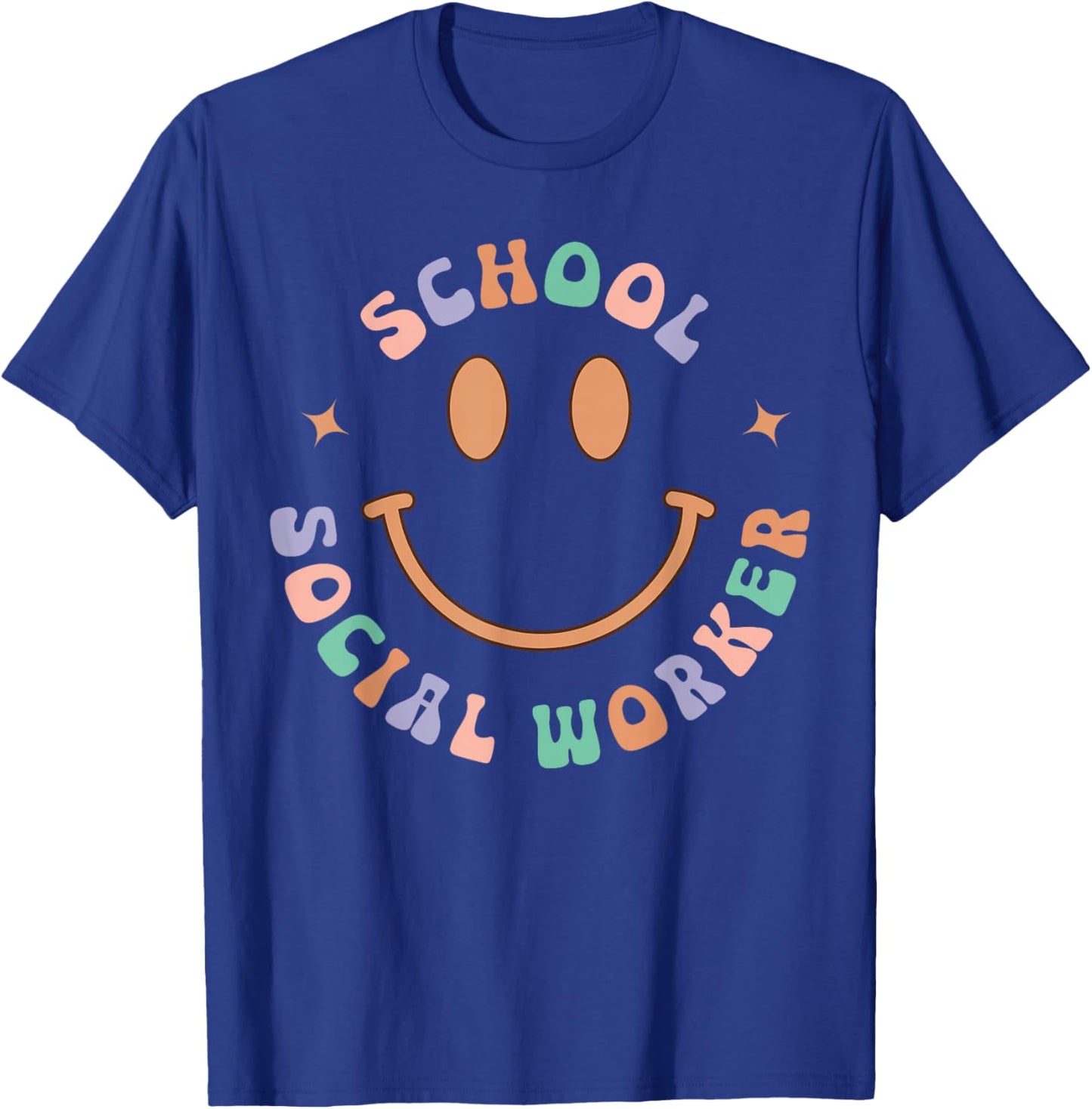 School Social Worker Social Work Month T-Shirt - T-Shirt | Royal