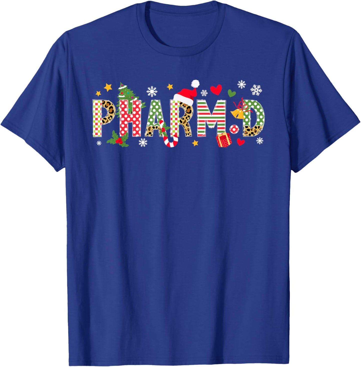 PharmD Christmas Doctor Of Pharmacy Xmas Party T-Shirt - T-Shirt | Royal