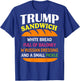 Trump Sandwich White Bread Funny (ON Back) T-Shirt - T-Shirt | Royal