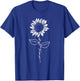 Subtle Anti Trump Shirt Flowers Sunflower T-Shirt - T-Shirt | Royal