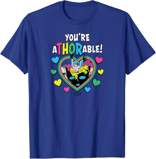 Thor - You're A'Thor'able Valentine's Day T-Shirt - T-Shirt | Royal