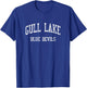 Gull Lake High School HS Richland MI Vintage Sports T-Shirt - T-Shirt | Royal