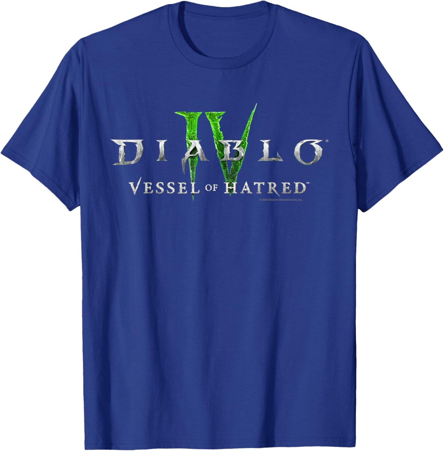 Diablo IV Vessel of Hatred Chest Logo T-Shirt - T-Shirt | Royal