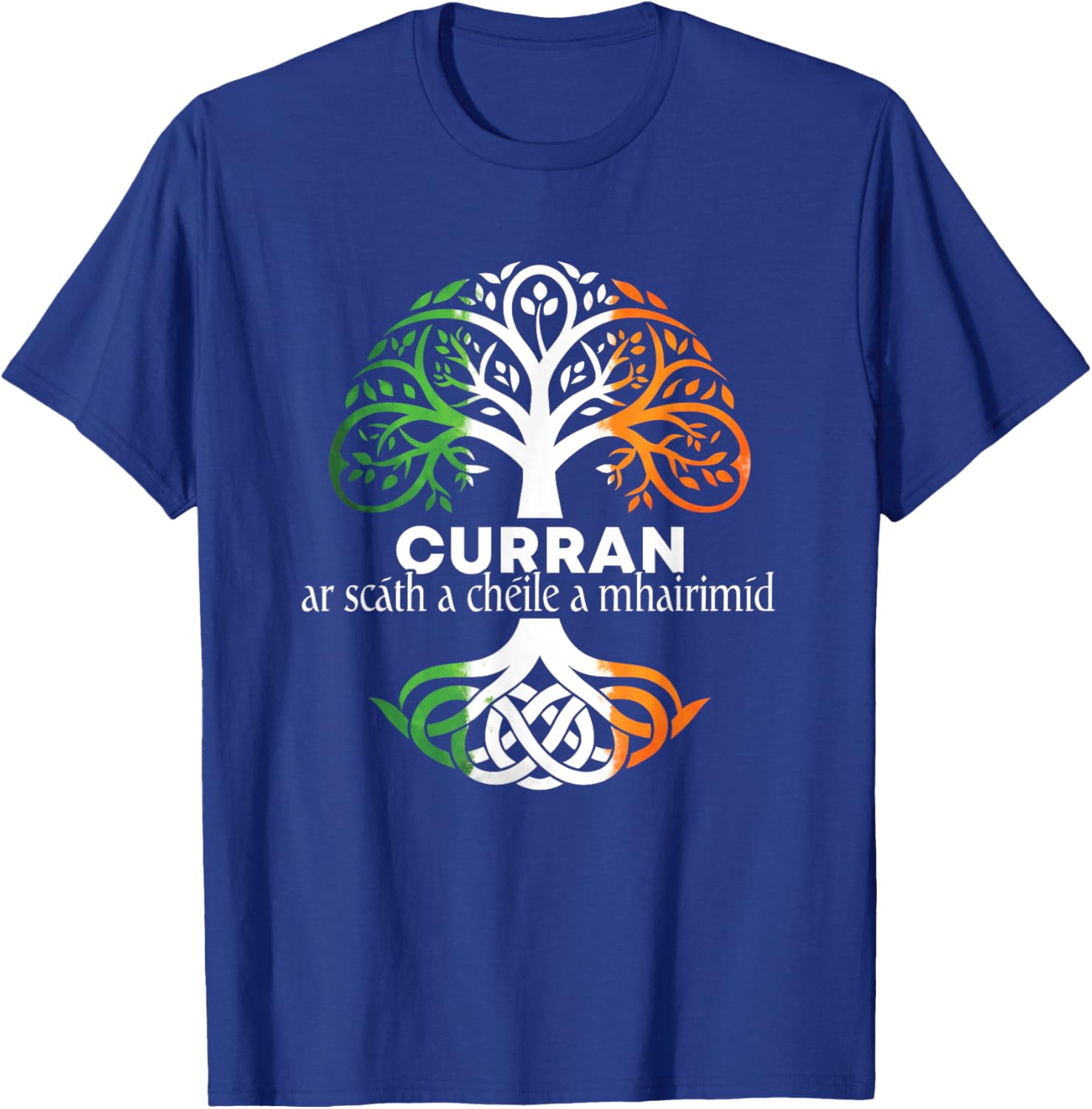 Curran Irish Family Name Celtic Irish Roots T-Shirt - T-Shirt | Royal