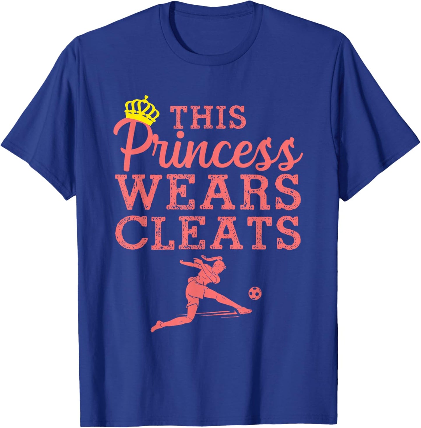 Cool Soccer Art Teen Girls Goalie Soccer Player T-Shirt - T-Shirt | Royal