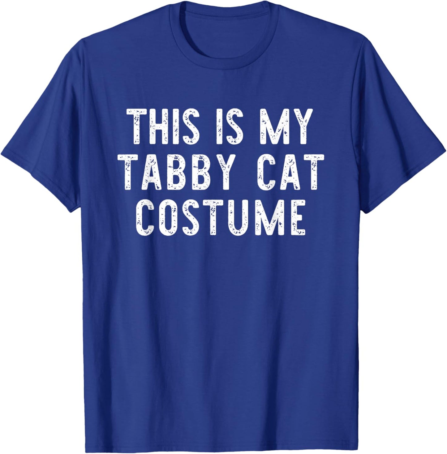 This is My Tabby Cat Costume Halloween Simple Kids Adult T-Shirt - T-Shirt | Royal