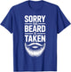 Cool Bearded Design Women Beard Mustache Beard Lover T-Shirt - T-Shirt | Royal