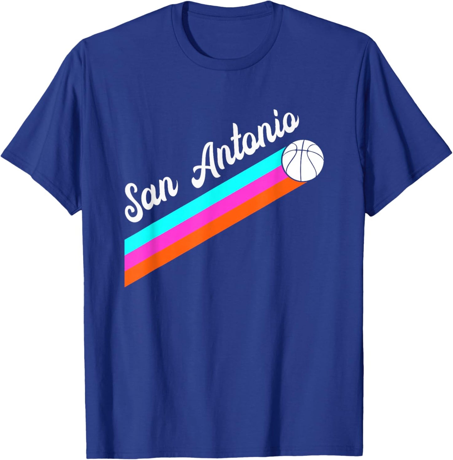 San Antonio Name Throwback Design - Classic Vintage Design T-Shirt - T-Shirt | Royal