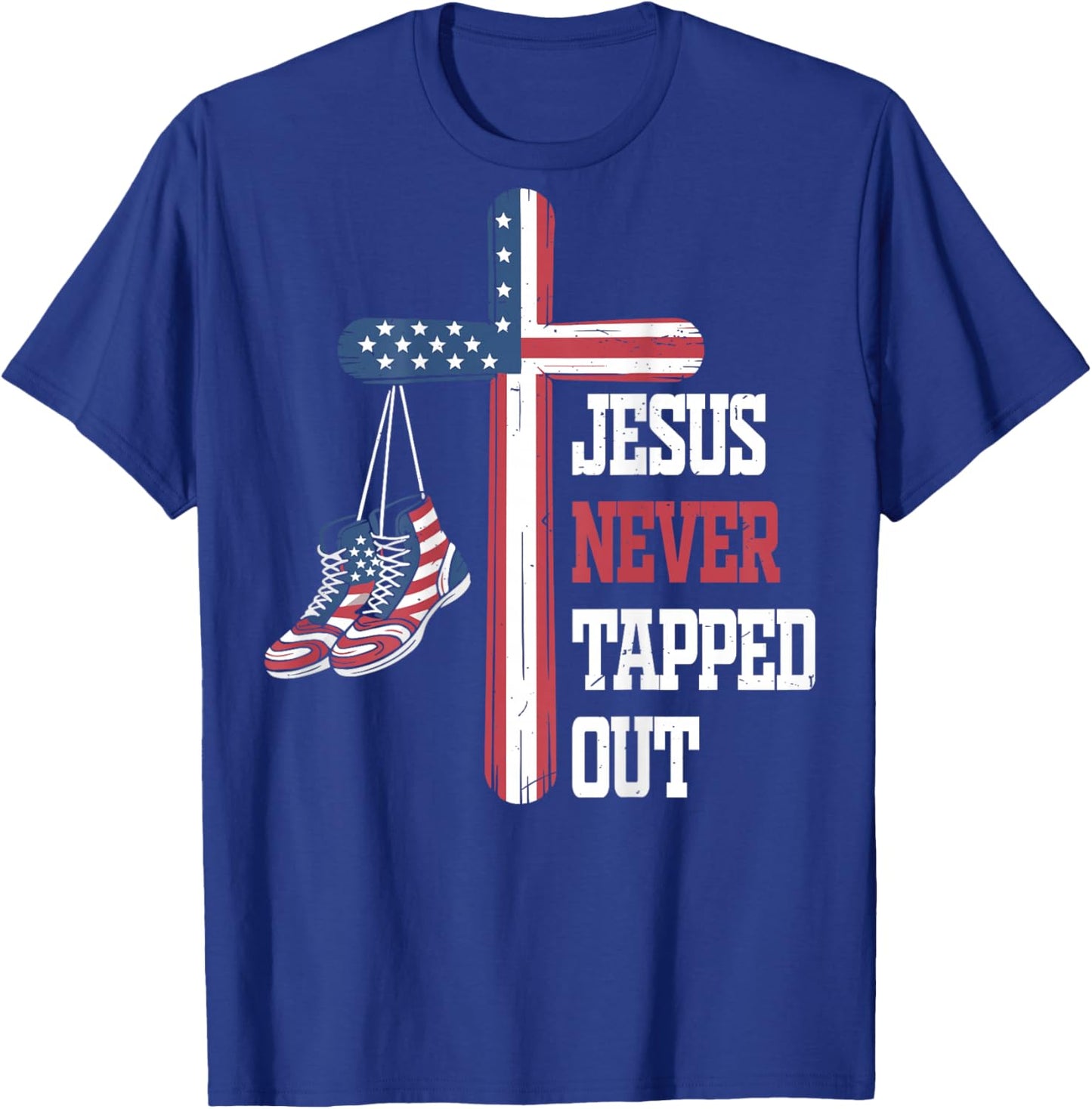 US Flag Men T-Shirt - T-Shirt | Royal