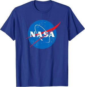 NASA Meatball Official Logo T-Shirt - T-Shirt | Royal