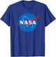 NASA Meatball Official Logo T-Shirt - T-Shirt | Royal