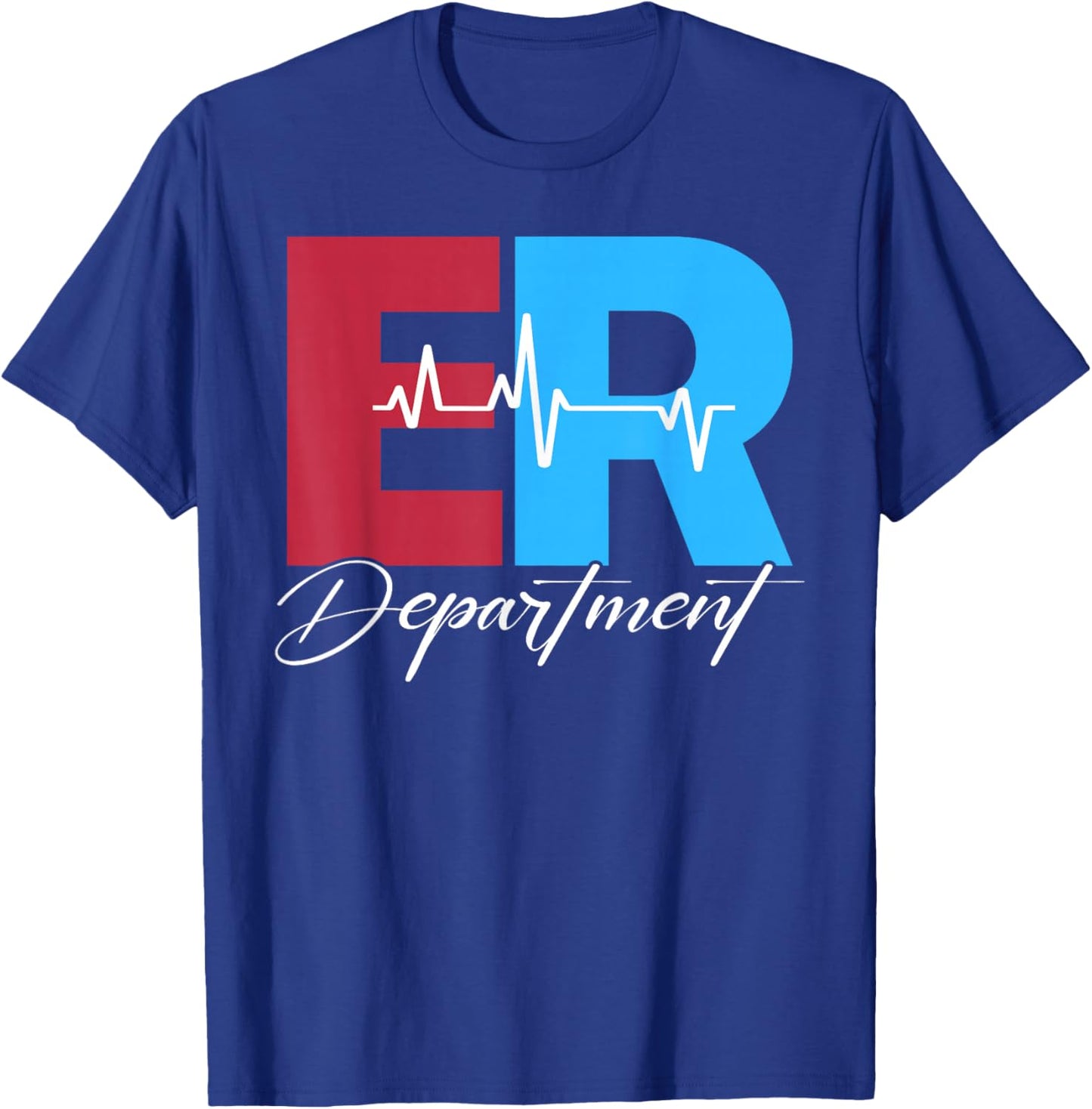 Emergency Department Emergency Room Healthcare Nursing Nurse T-Shirt - T-Shirt | Royal