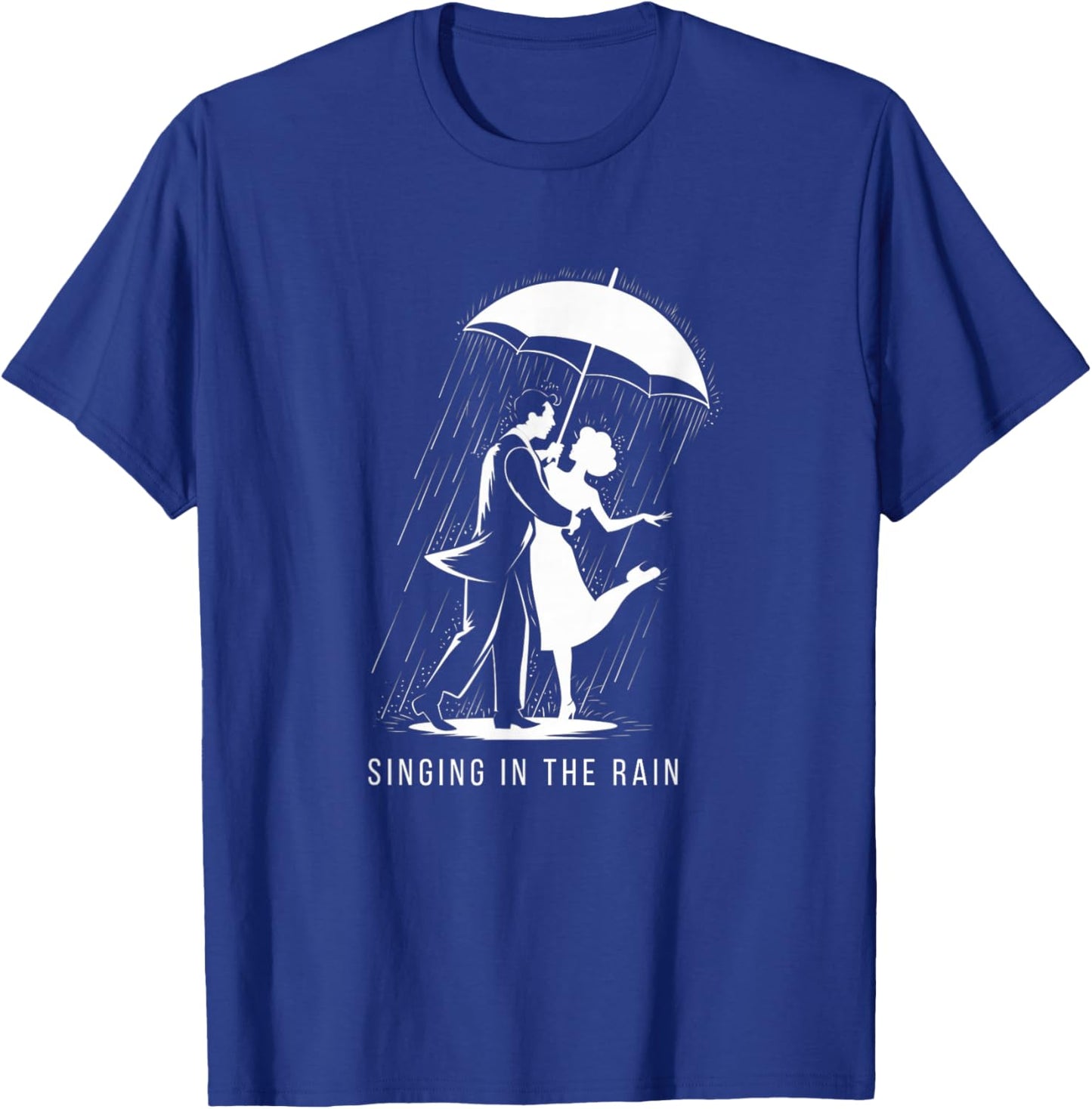 Singing in the Rain Retro Musical Theatre Tap Dance Broadway T-Shirt - T-Shirt | Royal