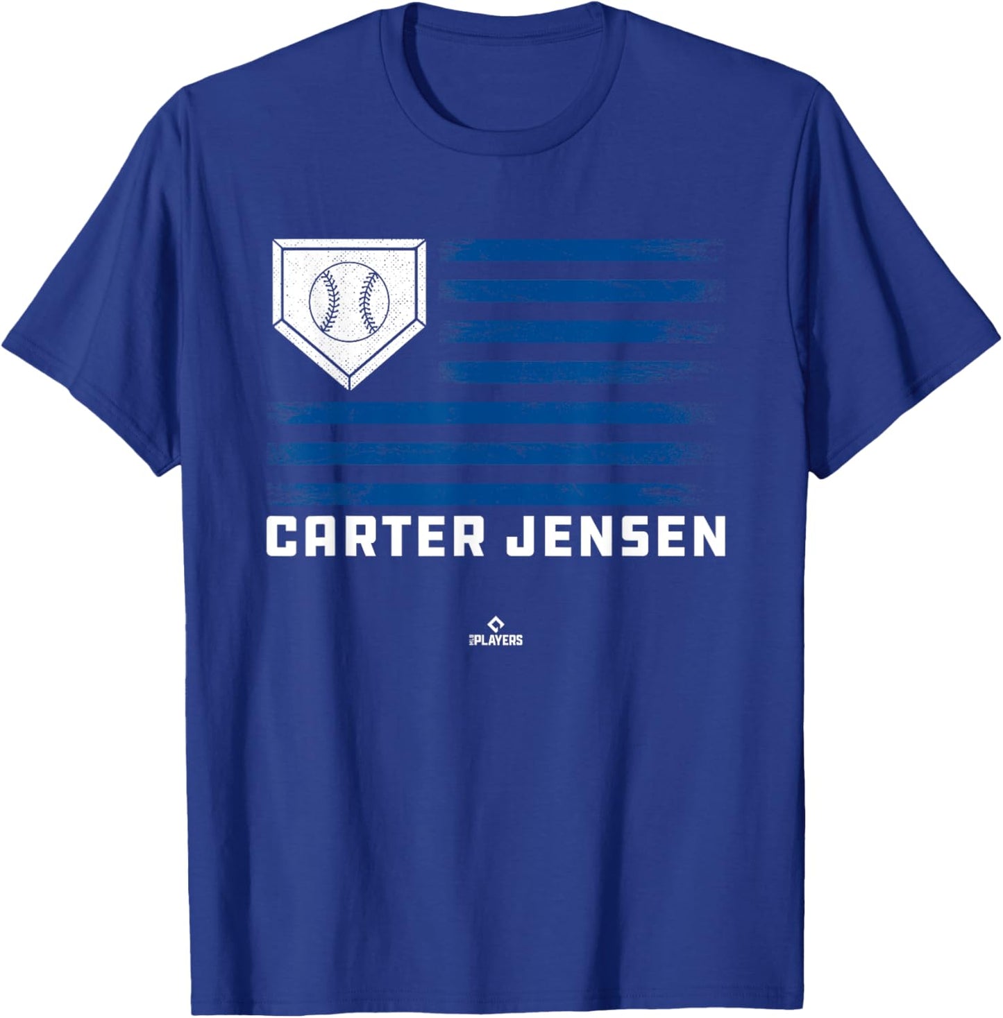 Vintage Flag Gameday Carter Jensen Prospect Baseball Fan T-Shirt - T-Shirt | Royal
