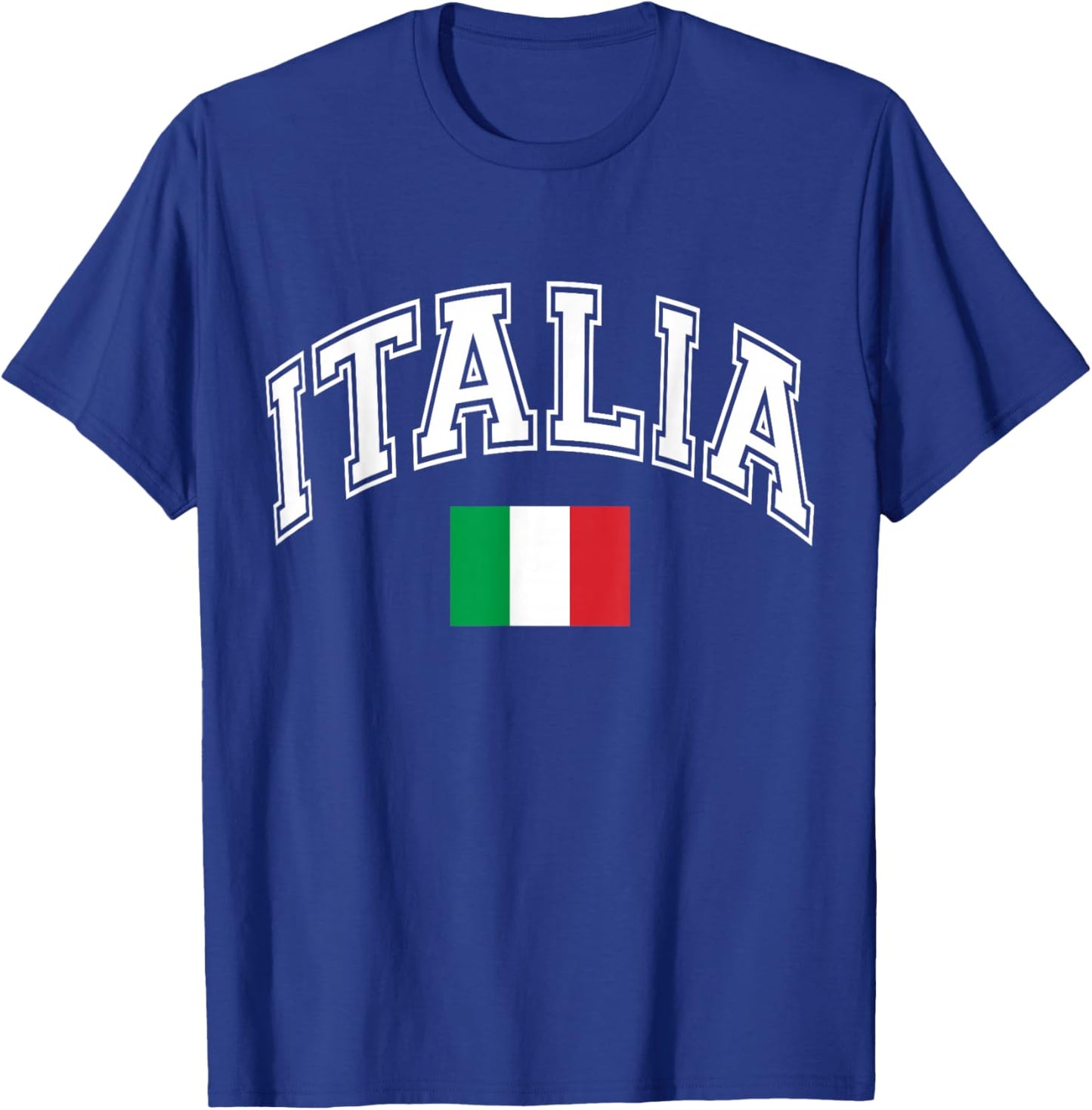 Italy Italian Flag Italia T-Shirt - T-Shirt | Royal