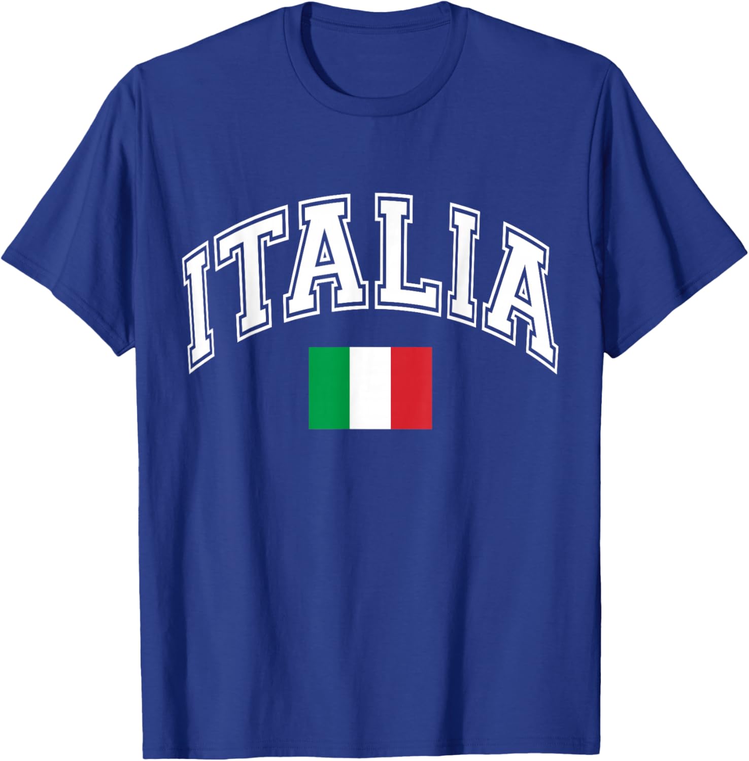 Italy Italian Flag Italia T-Shirt - T-Shirt | Royal