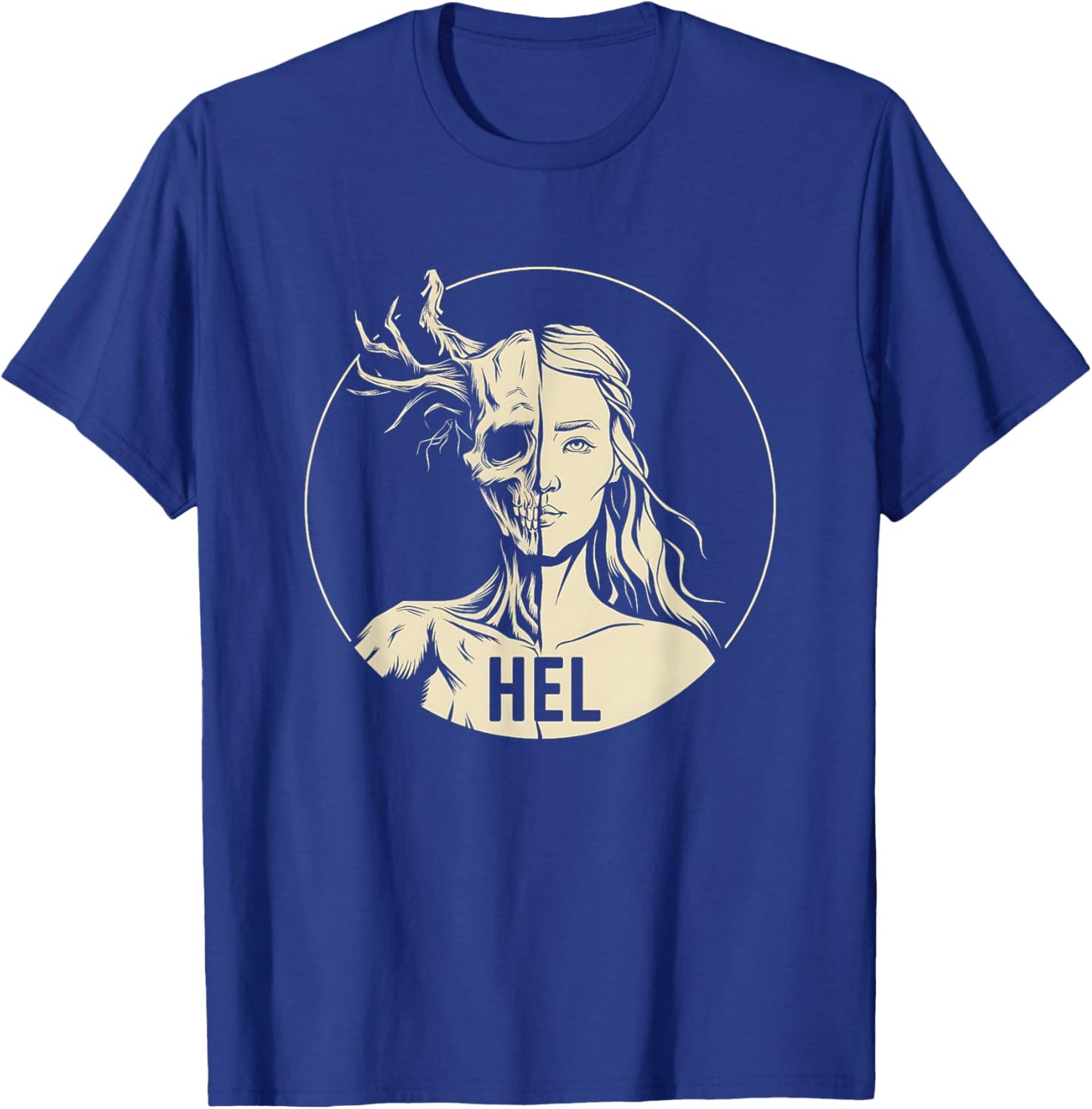 Hel Viking Goddess of the Underworld Hel T-Shirt - T-Shirt | Royal