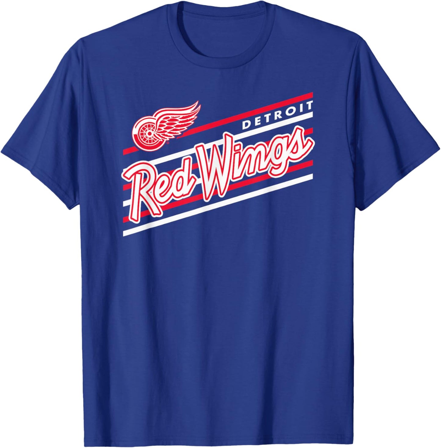 Detroit Red Wings Retro Performer Officially Licensed T-Shirt - T-Shirt | Royal