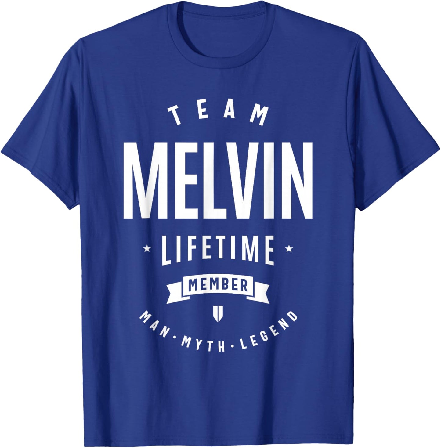Team Melvin Lifetime Member Funny Name Melvin T-Shirt - T-Shirt | Royal