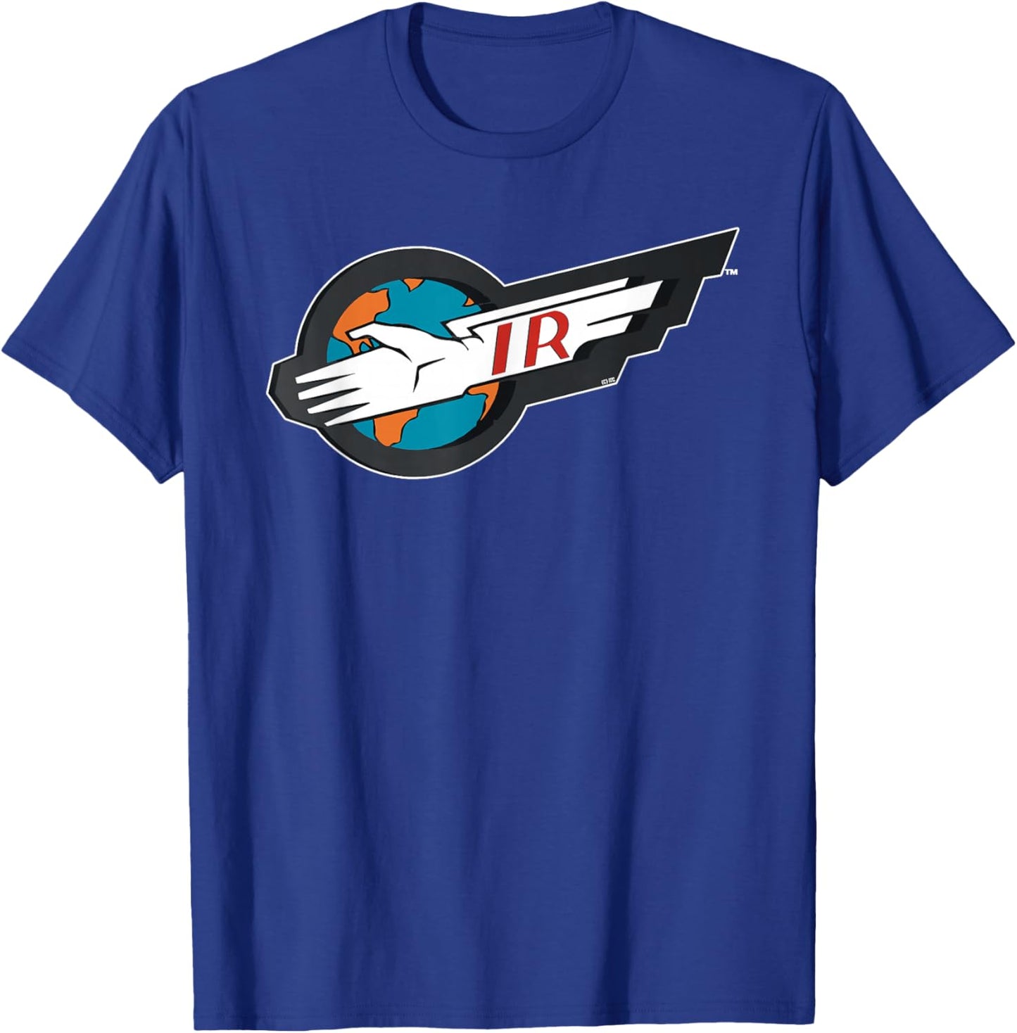 Thunderbirds International Rescue IR Logo T-Shirt - T-Shirt | Royal