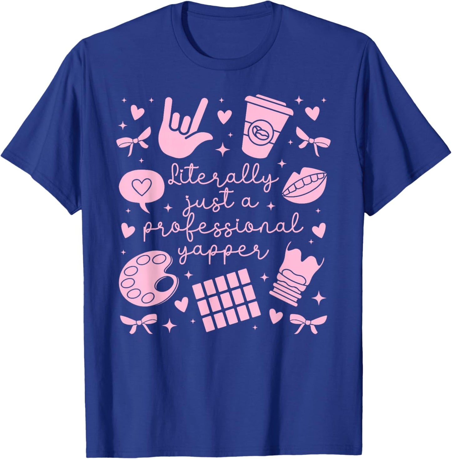 Professional Yapper SLP Speech Language Pathologist T-Shirt - T-Shirt | Royal