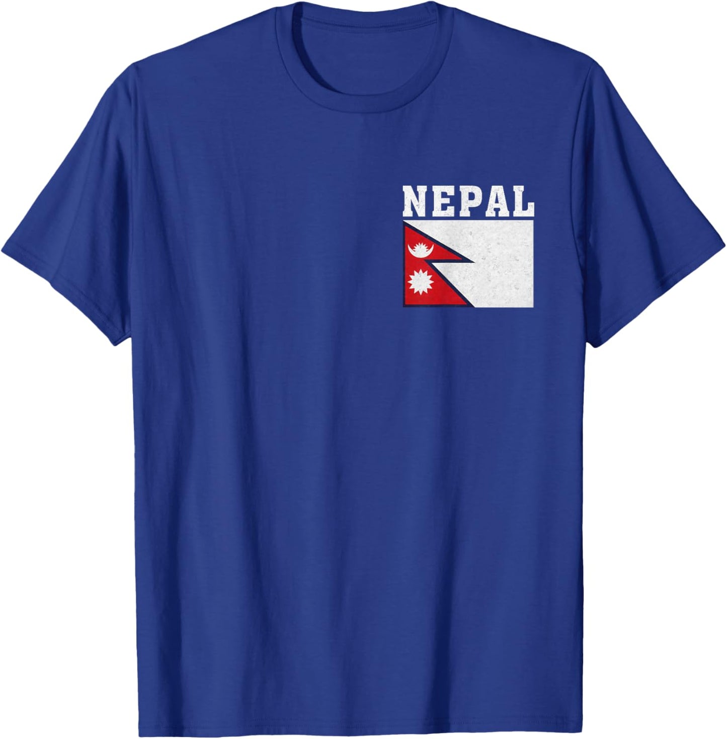 Nepal Flag Patriotic National Roots Souvenir T-Shirt - T-Shirt | Royal