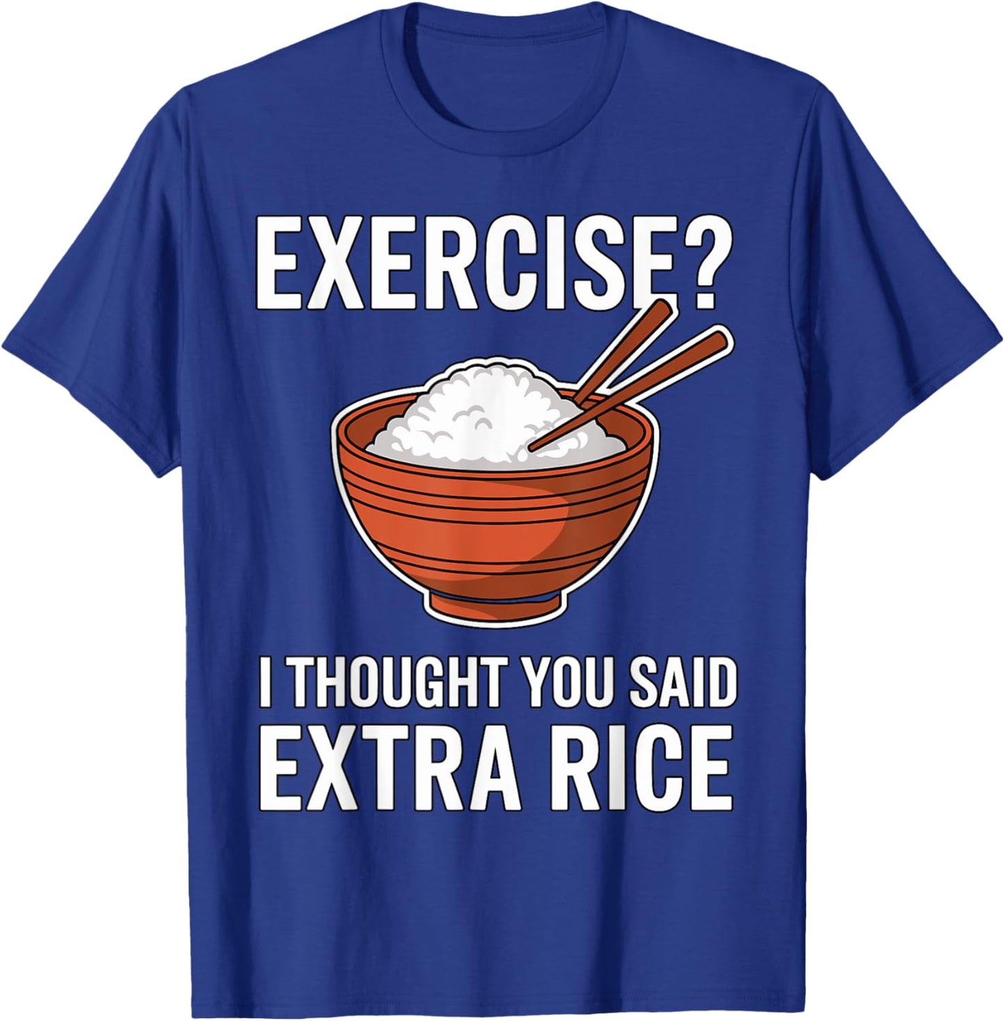Magical and Funny Fitness Gifts -Adults Black Asian Cartoon T-Shirt - T-Shirt | Royal
