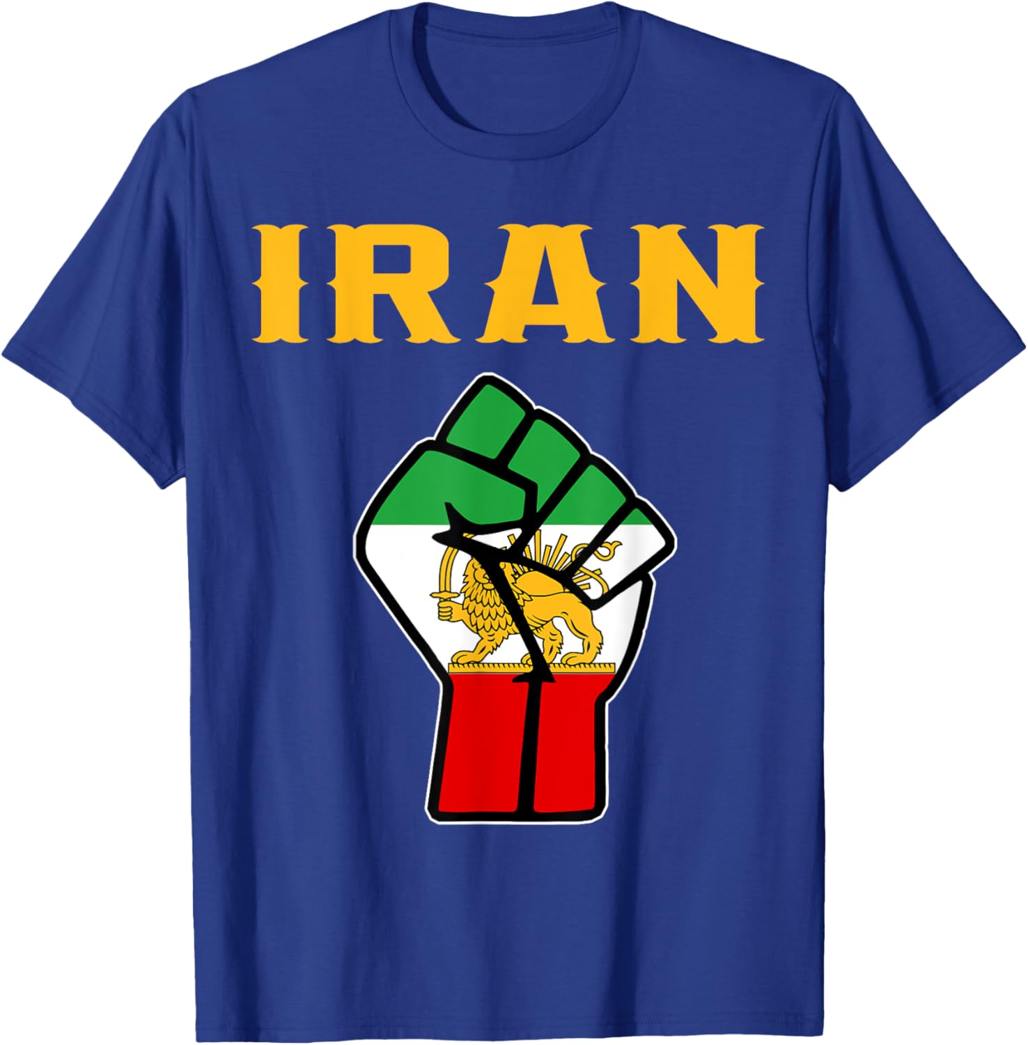 Iran,Iran Lion Sun Flag,Persian,Iran Flag. T-Shirt - T-Shirt | Royal
