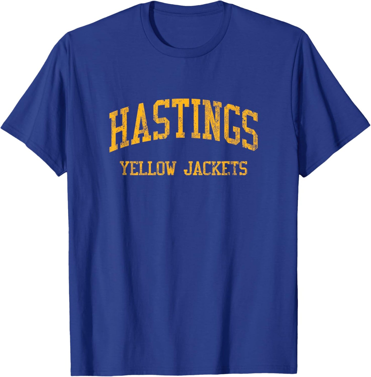 Hastings High School HS Hastings On Hudson NY Vintage Sports T-Shirt - T-Shirt | Royal