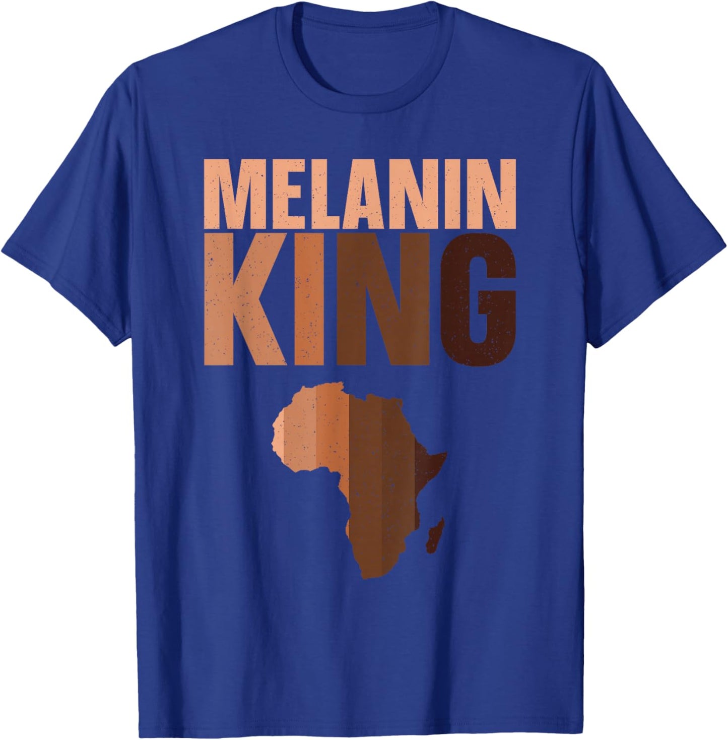 African King Design Boys African Print Melanin King T-Shirt - T-Shirt | Royal