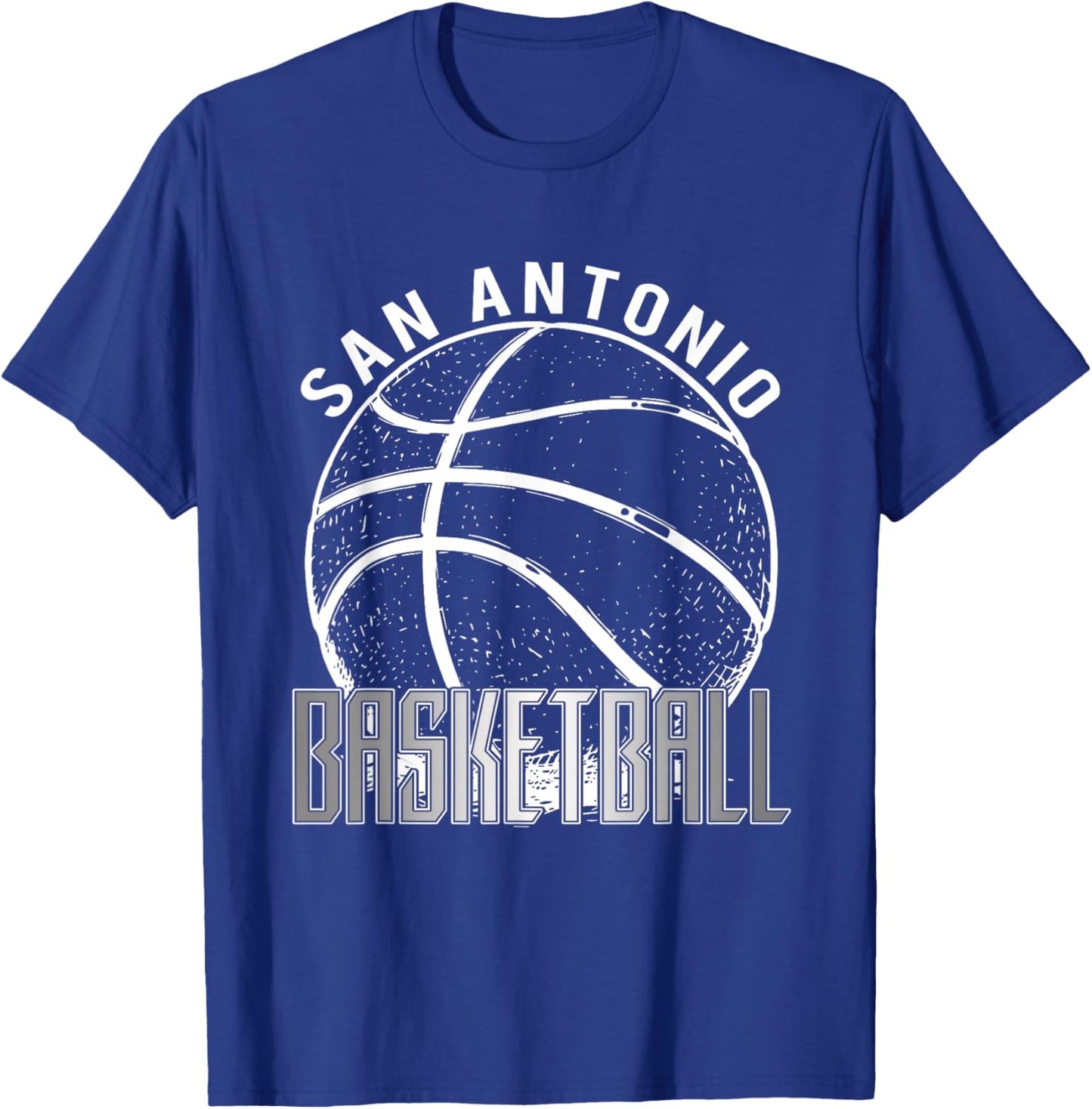 San Antonio Name Vintage Throwback Classic Design T-Shirt - T-Shirt | Royal