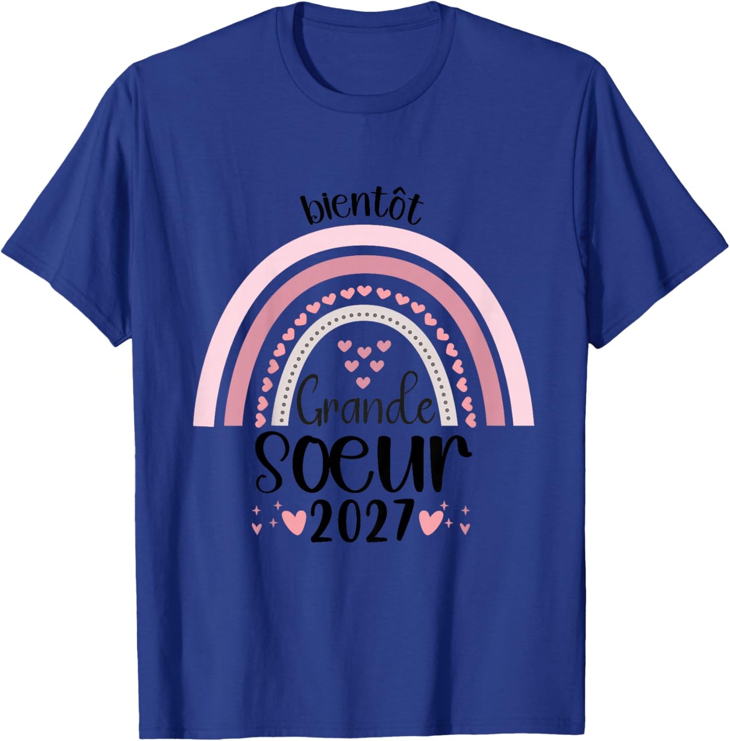 Enfant Bientot Grande Soeur 2027 Future Grande Soeur T-Shirt - T-Shirt | Royal