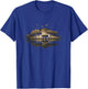Bear Wildlife Trees Outdoors Nature Retro Forest Graphic Men T-Shirt - T-Shirt | Royal