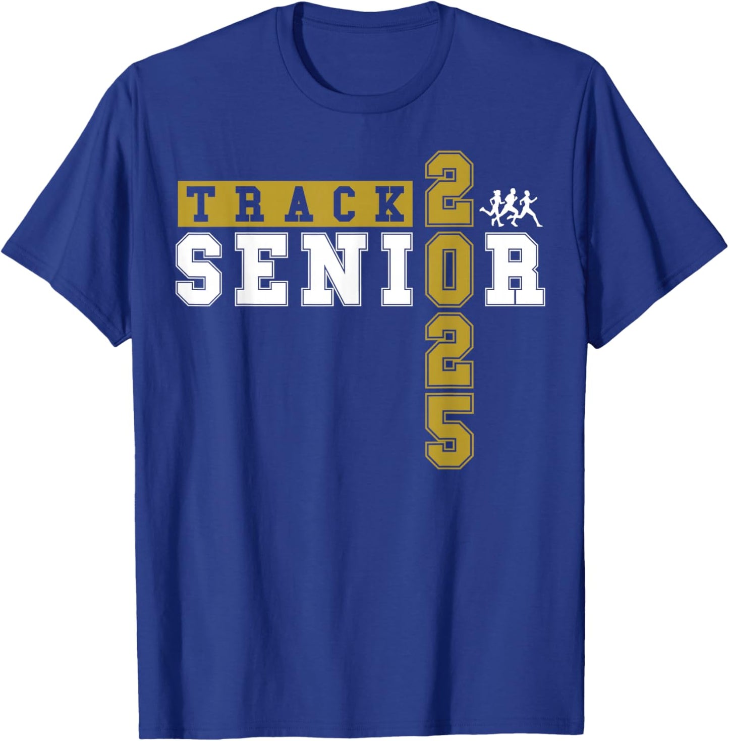 Track Senior Night Track Senior 2025 Graduation 14 T-Shirt - T-Shirt | Royal