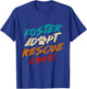 Retro Dog Rescue Foster Adopt Rescue Love T-Shirt - T-Shirt | Royal