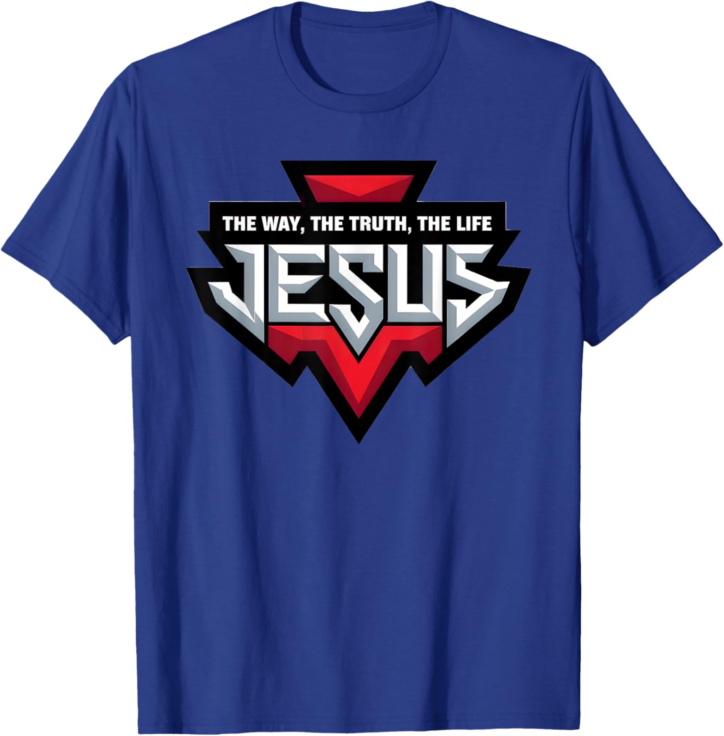 JESUS - The Way, The Truth, The Life T-Shirt - T-Shirt | Royal