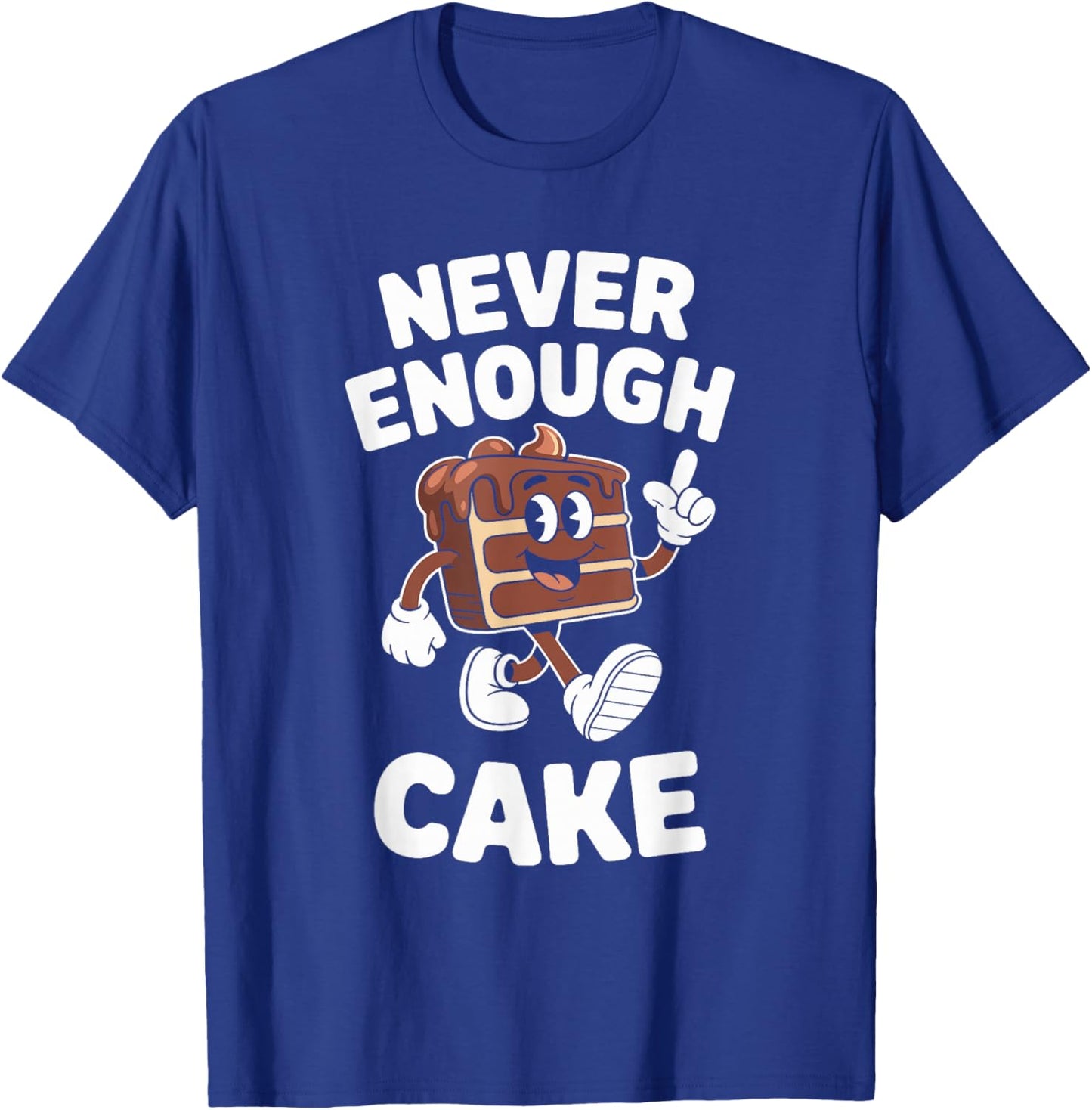 Funny Cake Retro T-Shirt - T-Shirt | Royal