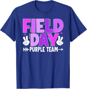 Field Day Purple Team Fun Day Boys Girls Kids Field Day 2026 T-Shirt - T-Shirt | Royal
