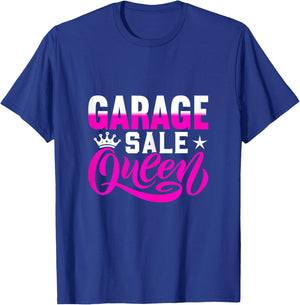 Garage Sale Queen Reseller Thrifting Yard Sales T-Shirt - T-Shirt | Royal